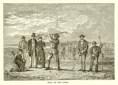 Golf on the Links by English School