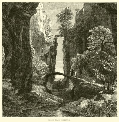 Gorge Near Sorrento by English School