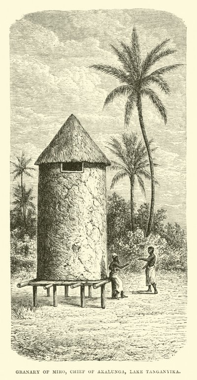 Granary of Miro, Chief of Akalunga, Lake Tanganyika by English School