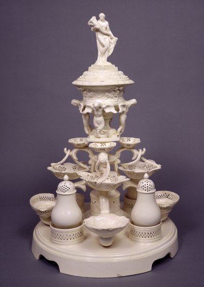 Grand Plat de Menage or, table centrepiece, Leeds Pottery, c.1780 by English School