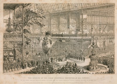 Great Exhibition, 1851, Opening on 1 May 1851 by English School