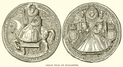 Great Seal of Elizabeth by English School