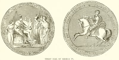 Great Seal of George IV by English School
