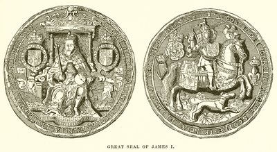 Great Seal of James I by English School