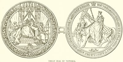 Great Seal of Victoria by English School