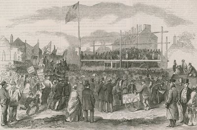 Great Open Air Demonstration Against the Chelsea New Bridge Toll by English School