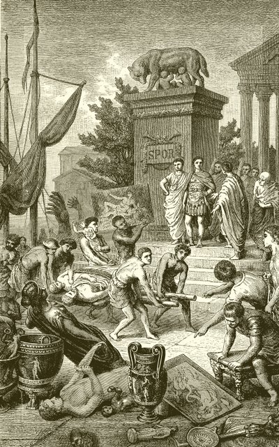 Greek Culture--Statues and Works of Art carried off to Rome by English School
