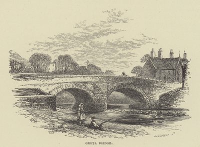 Greta Bridge by English School
