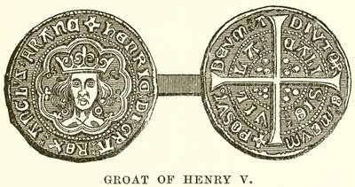 Groat of Henry V by English School