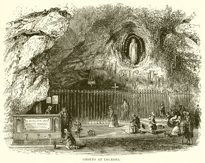 Grotto at Lourdes by English School