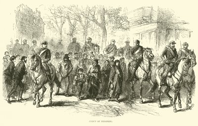 Group of Prisoners, April 1871 by English School