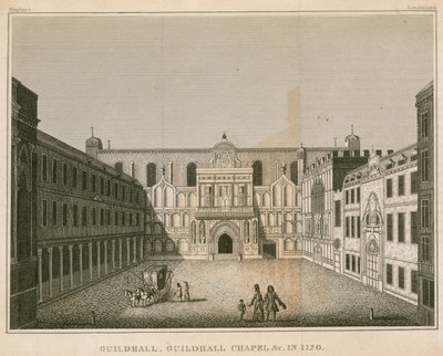 Guildhall Chapel, London by English School