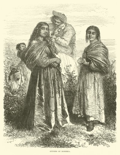 Gypsies of Bohemia by English School