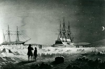 HMS Assistance and Pioneer in Winter quarters returning Daylight by English School