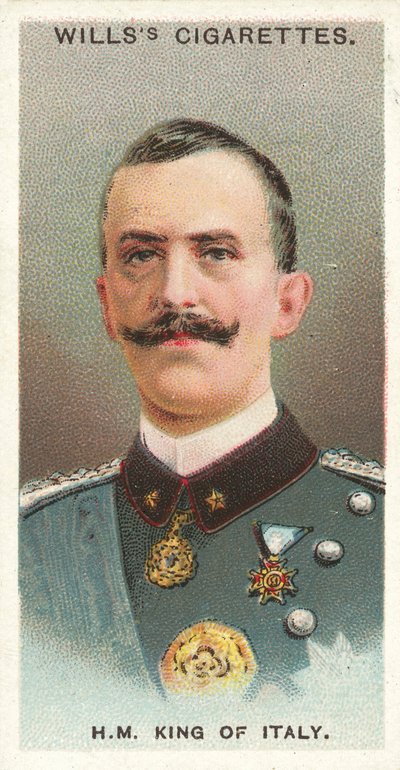 HM King of Italy by English School