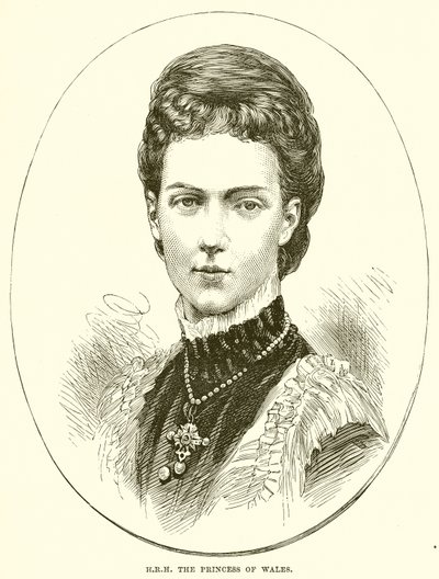 H.R.H. the Princess of Wales by English School