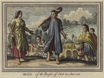 Habits of the people of Chili in America by English School