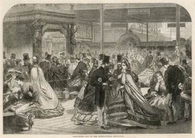 Half-Crown Day at the International Exhibition 1862 by English School