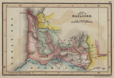 Half Tribe of Manasseh by English School