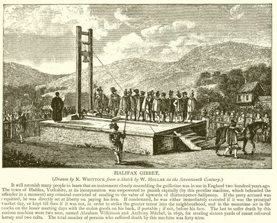 Halifax Gibbet by English School