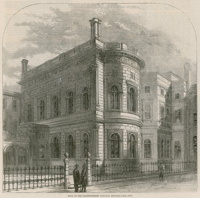 Hall of the Clothworkers Company, Mincing Lane, London by English School