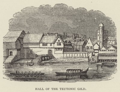 Hall of the Teutonic Gild by English School