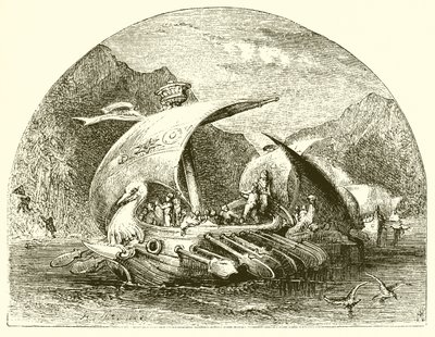 Hanno Approaching the Island of Wild Men by English School
