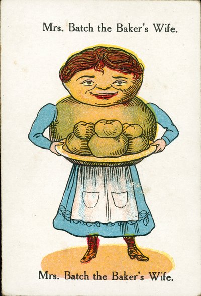 Happy Families, c 1920: Mrs Batch the Baker