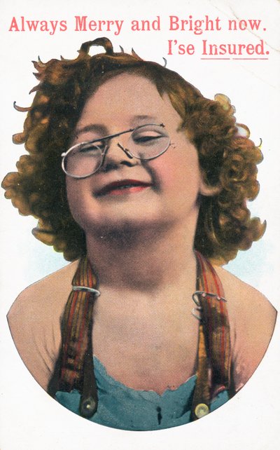 Happy Girl Wearing Glasses by English School