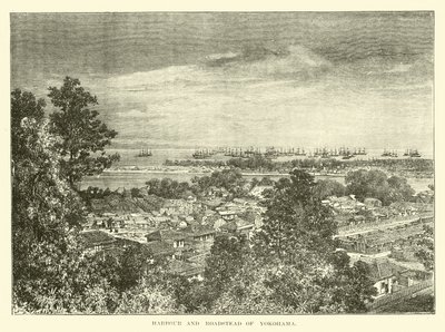 Harbour and Roadstead of Yokohama by English School