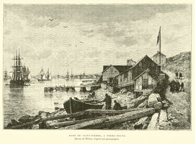 Harbour of Saint-Pierre, Newfoundland by English School