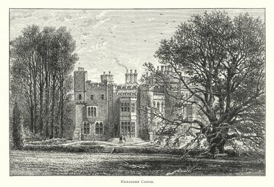 Hawarden Castle by English School