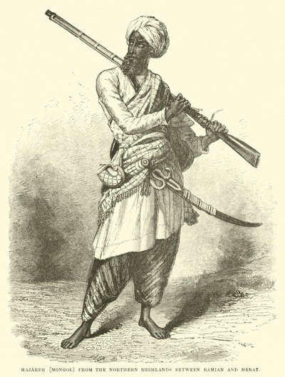 Hazareh (Mongol) from the Northern Highlands between Bamian and Herat by English School