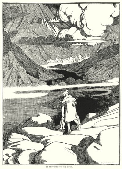 He returned to the town by English School