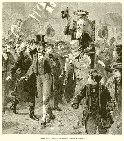He was Chaired all round Covent Garden by English School