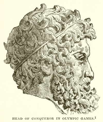 Head of Conqueror in Olympic Games by English School