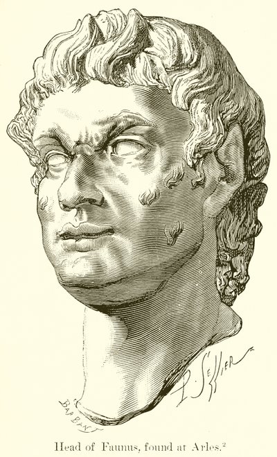 Head of Faunus, Found at Arles by English School