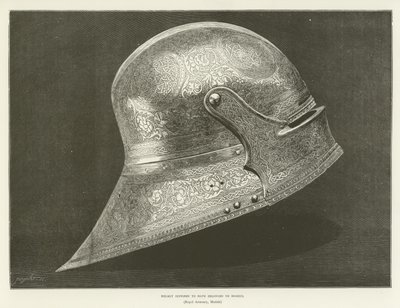 Helmet Supposed to Have Belonged to Boabdil by English School