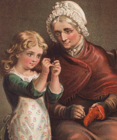 Helping Grannie by English School