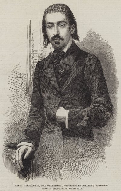 Henri Wieniawski, the Celebrated Violinist at Jullien