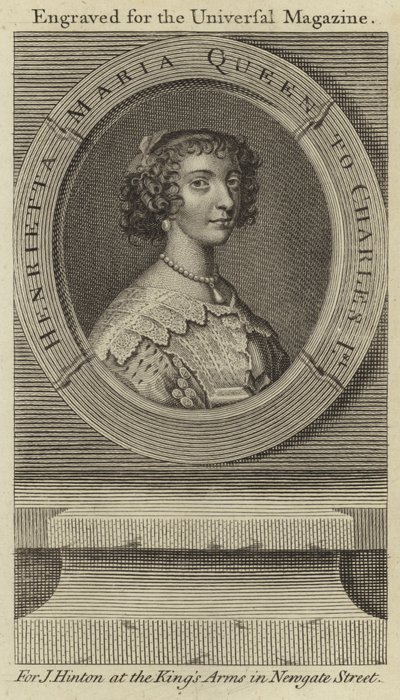 Henrietta Maria, Queen of Charles I by English School