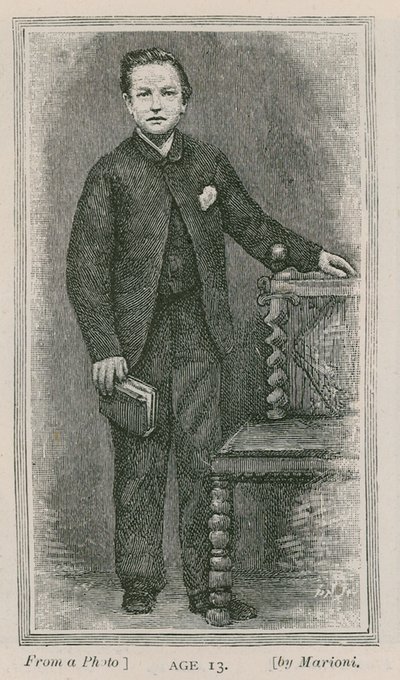 Henry Arthur Jones, playwright, aged 13 by English School
