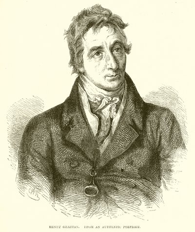 Henry Grattan by English School