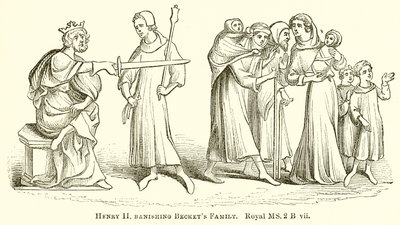 Henry II banishing Becket