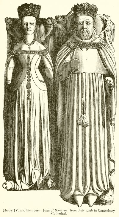 Henry IV and his Queen, Joan of Navarre by English School