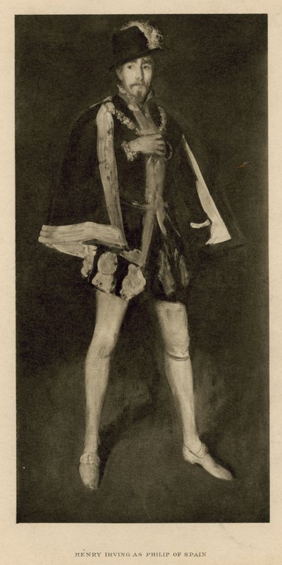Henry Irving as Philip of Spain by English School