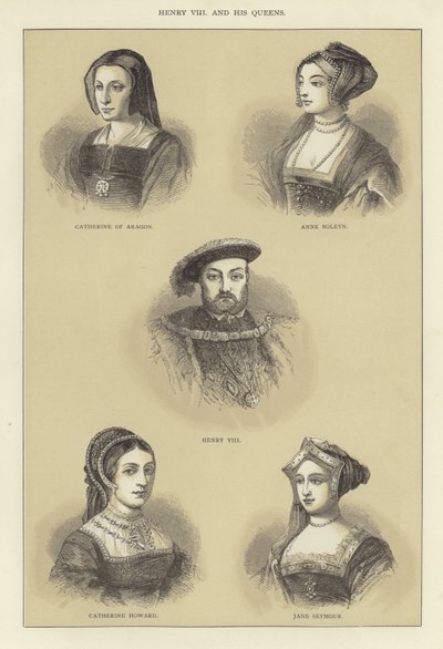 Henry VIII and his Queens by English School