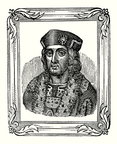 Henry VII was born in 1457, crowned in 1485, and died in 1509 by English School