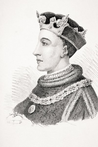 Henry V of England, illustration from 