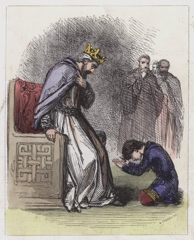 Henry Hearing of the Loss of the White Ship by English School